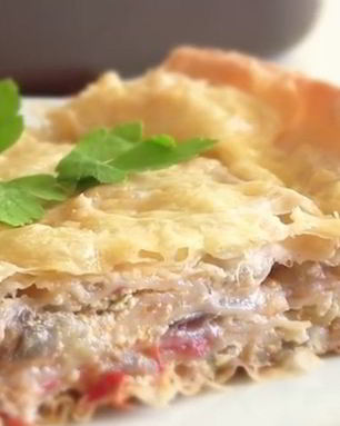 Лазанья овощная из лаваша