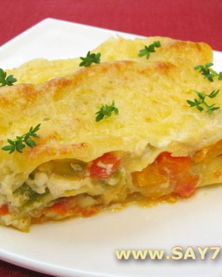 Рецепт лазаний овощная