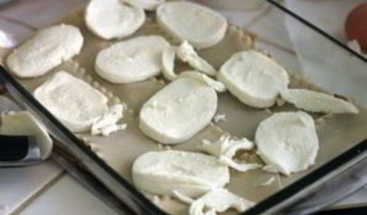 лазанья с фаршем и моцареллой