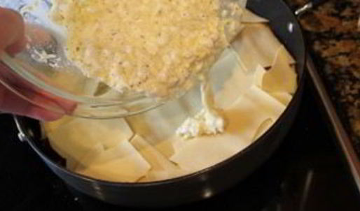 лазанья с фаршем и творогом