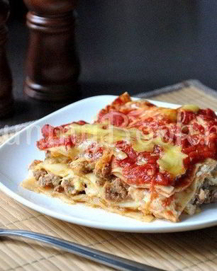Лазанья с фаршем