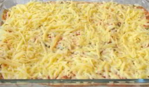 лазанья с грибами и куриным филе