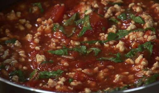 лазанья с индейкой