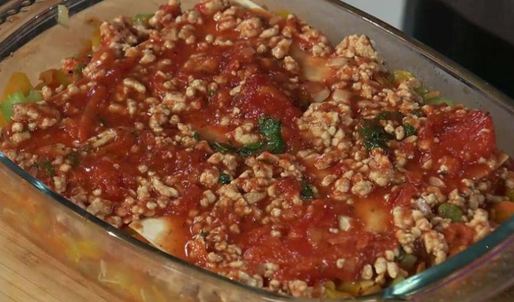 лазанья с индейкой