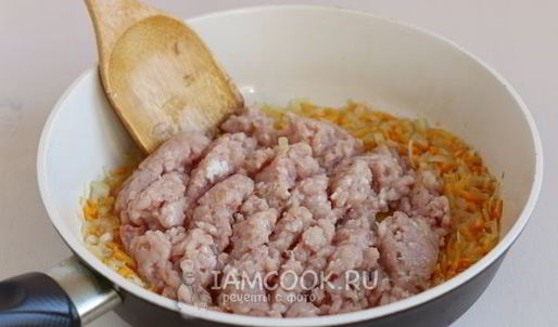 лазанья с куриным фаршем