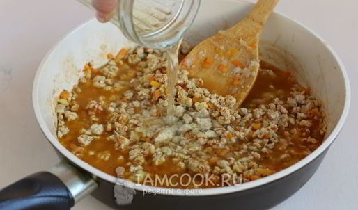 лазанья с куриным фаршем