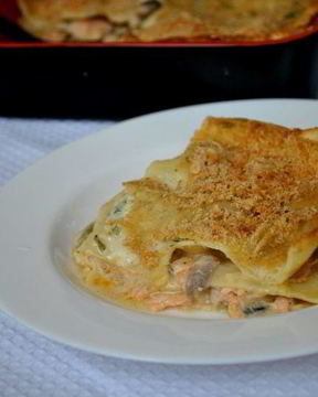 Лазанья с морепродуктами