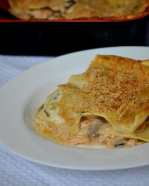 Лазанья с морепродуктами