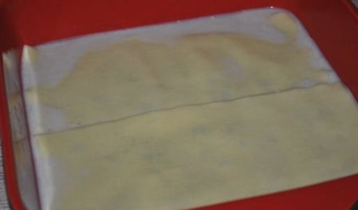 лазанья с морепродуктами