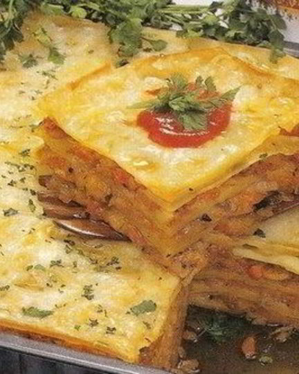 Рецепт лазаний с мясным фаршем и капустой