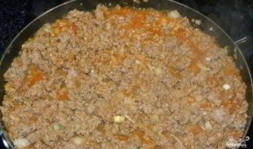 лазанья с мясом и грибами