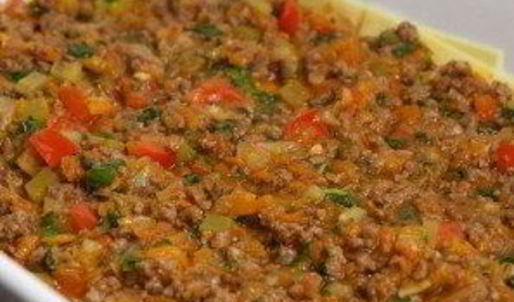 лазанья с мясом
