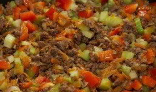 лазанья с мясом