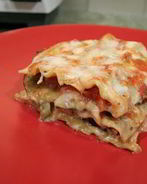 Лазанья с овощами и грибами