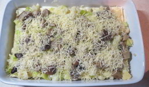 лазанья с овощами