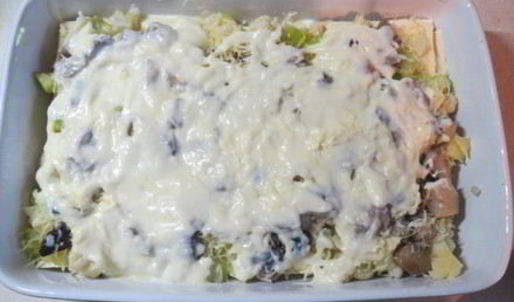 лазанья с овощами