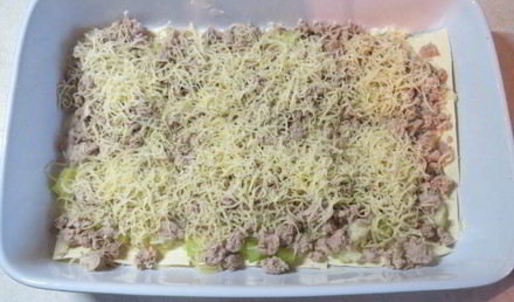 лазанья с овощами