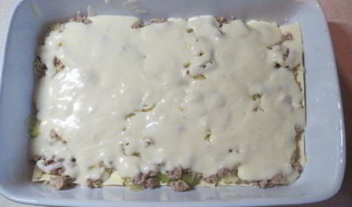 лазанья с овощами