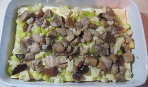 лазанья с овощами