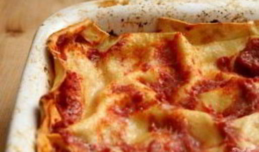 лазанья с помидорами и сыром