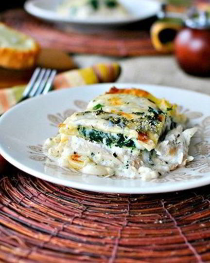 Рецепт лазаний с творогом и сыром