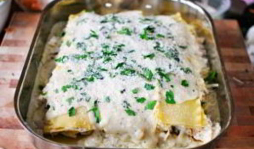 лазанья с творогом и сыром