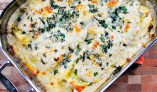 лазанья с творогом и сыром