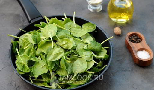 лазанья со шпинатом