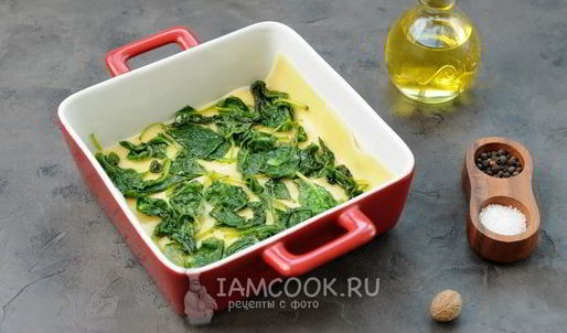 лазанья со шпинатом