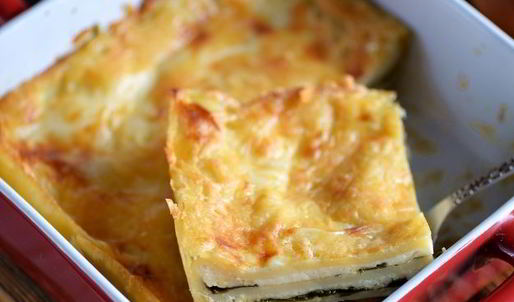 лазанья со шпинатом