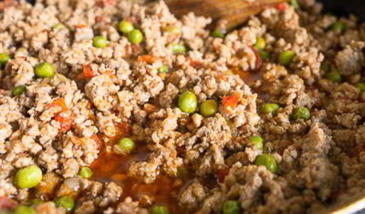 лазанья со свининой и овощами