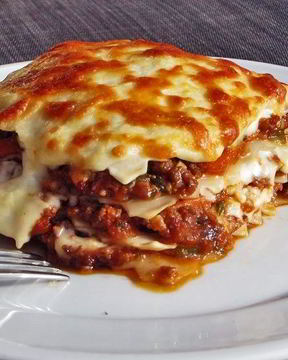 Лазанья в микроволновке