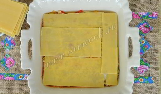 лазанья вегетарианская