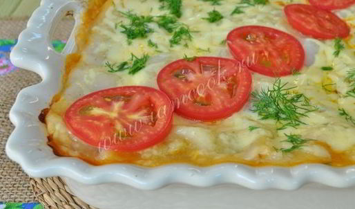 лазанья вегетарианская