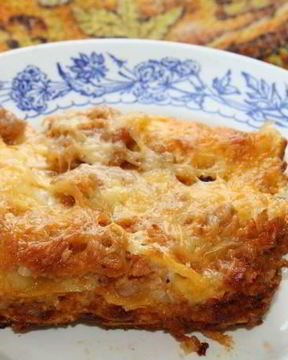 Мясная лазанья
