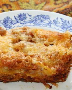 Мясная лазанья
