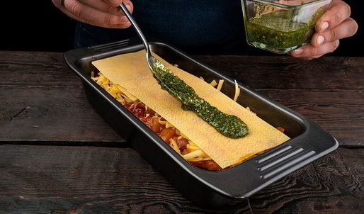 овощная лазанья с лечо