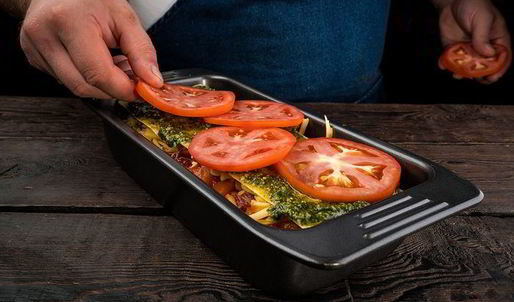 овощная лазанья с лечо