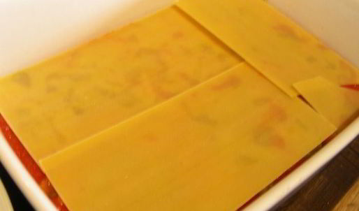 овощная лазанья с томатным соусом