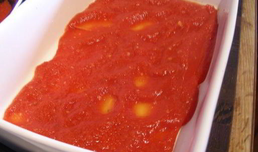 овощная лазанья с томатным соусом