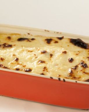 Зеленая лазанья с рыбой