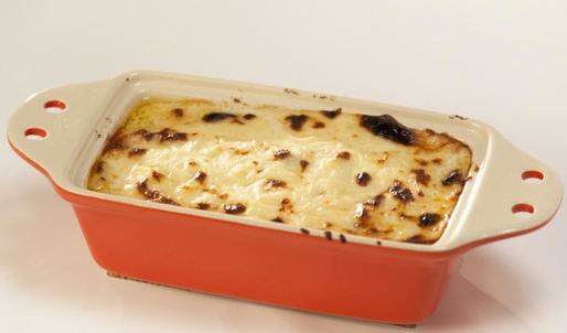 зеленая лазанья с рыбой