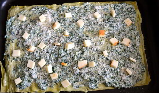 зеленая лазанья