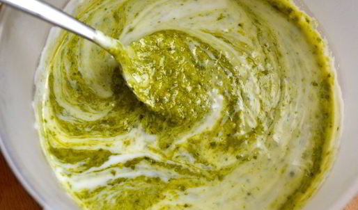 зеленая лазанья