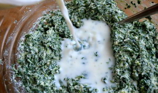 зеленая лазанья