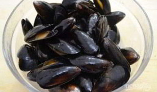 черная паста с морепродуктами