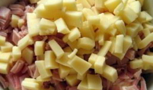 каннеллони с ветчиной и сыром