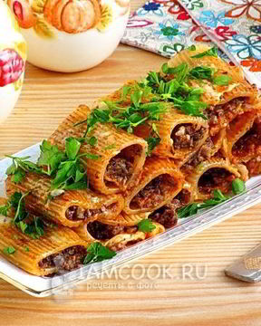 Каннелони с грибами в мультиварке