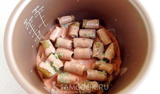 каннелони с грибами в мультиварке
