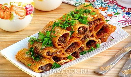 каннелони с грибами в мультиварке